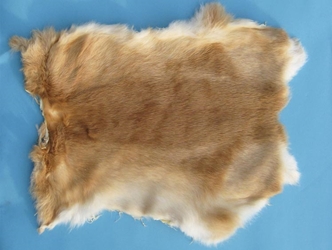 Spanish Garment Rabbit Skin: Fawn 